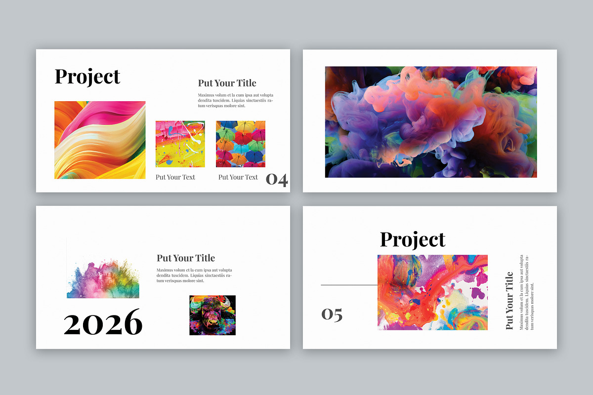 Portfolio Presentation Layout, a Presentation Template by X-Type (Photo 4 of 5)