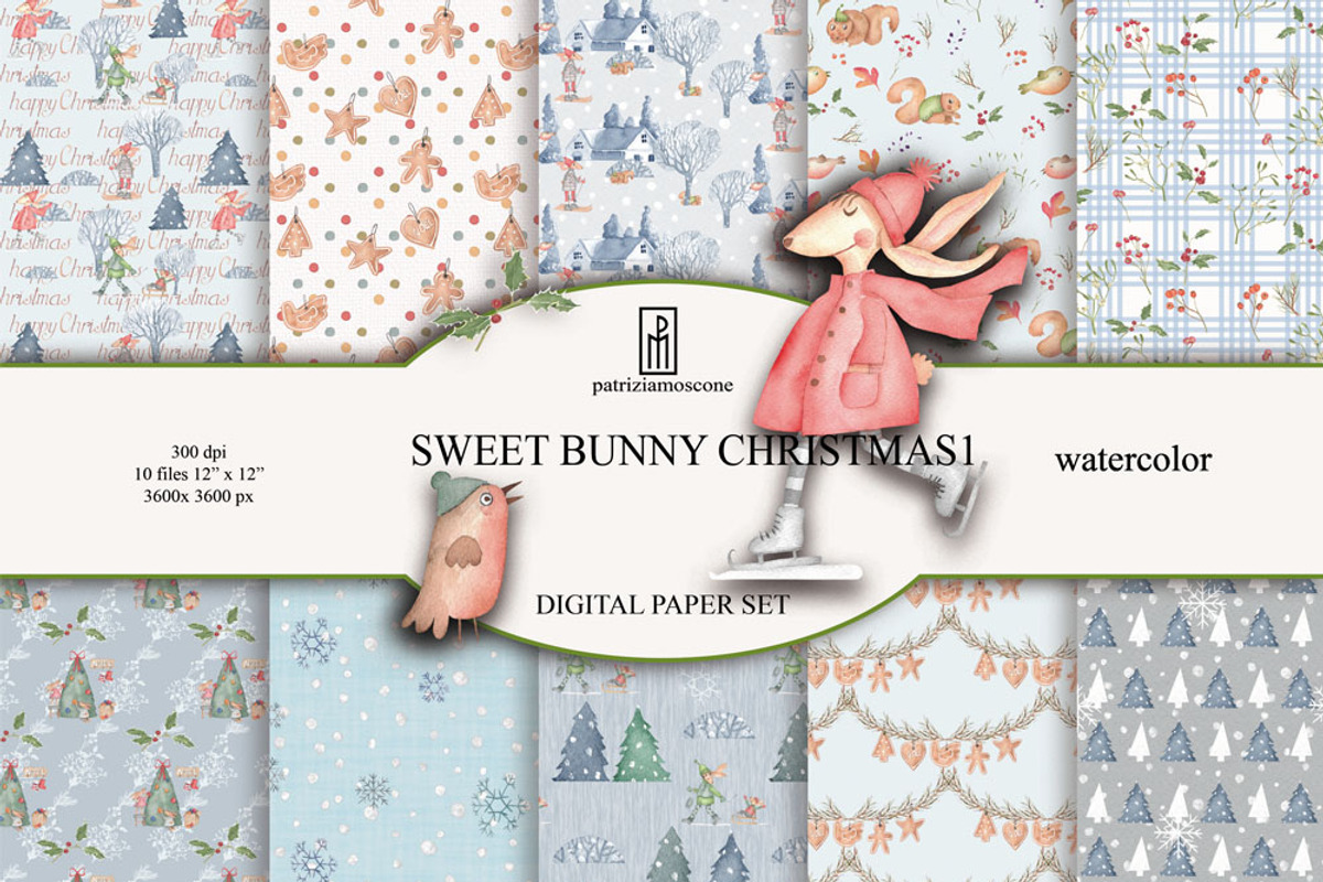 SWEET BUNNY CHRISTMAS, an Illustration by patriziamoscone (Photo 8 of 8)