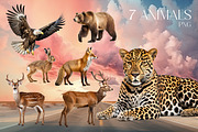 Landscape collage creator kit, an Object Graphic by Polli Deeva (Thumbnail 3 of 20)
