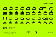 Algem - Futuristic Display Font, a Symbol Font by Font For Zula™ (Thumbnail 15 of 19)