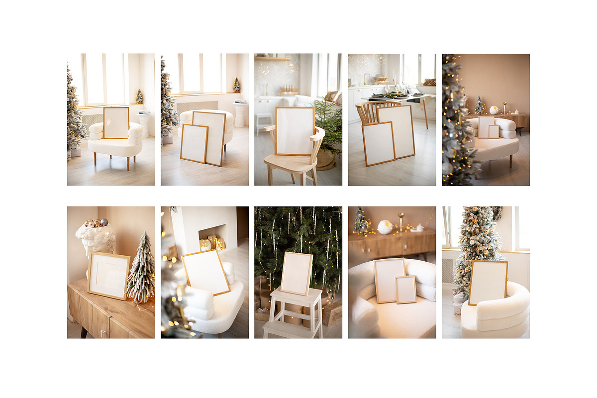 MERRY & BRIGHT Christmas Mockups, a Household Mockup by The Bambi Collective (Photo 9 of 17)
