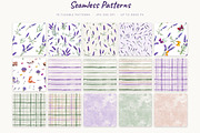 Watercolor Lavender Clipart Provence, a Decorative Illustration by Where summer is (Thumbnail 9 of 13)