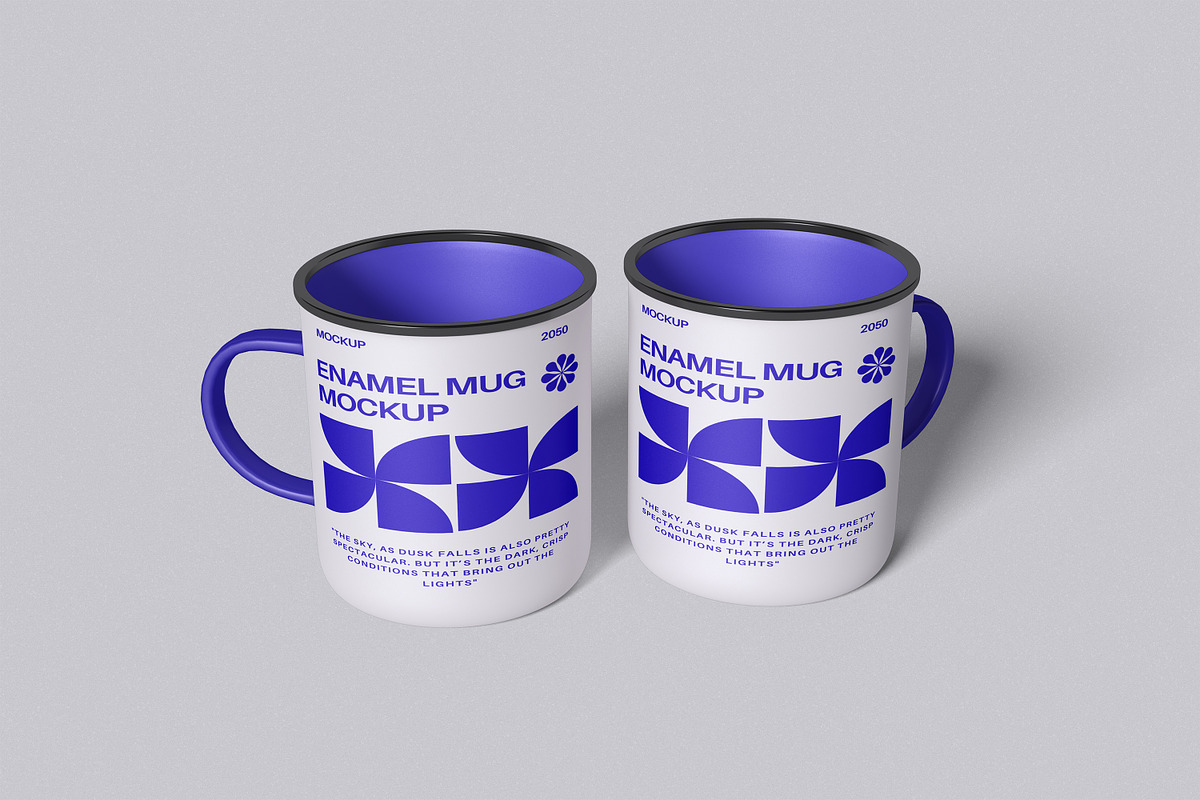 Enamel Mug Mockup, a Cups & Container Mockup by Afif_studio (Photo 4 of 9)