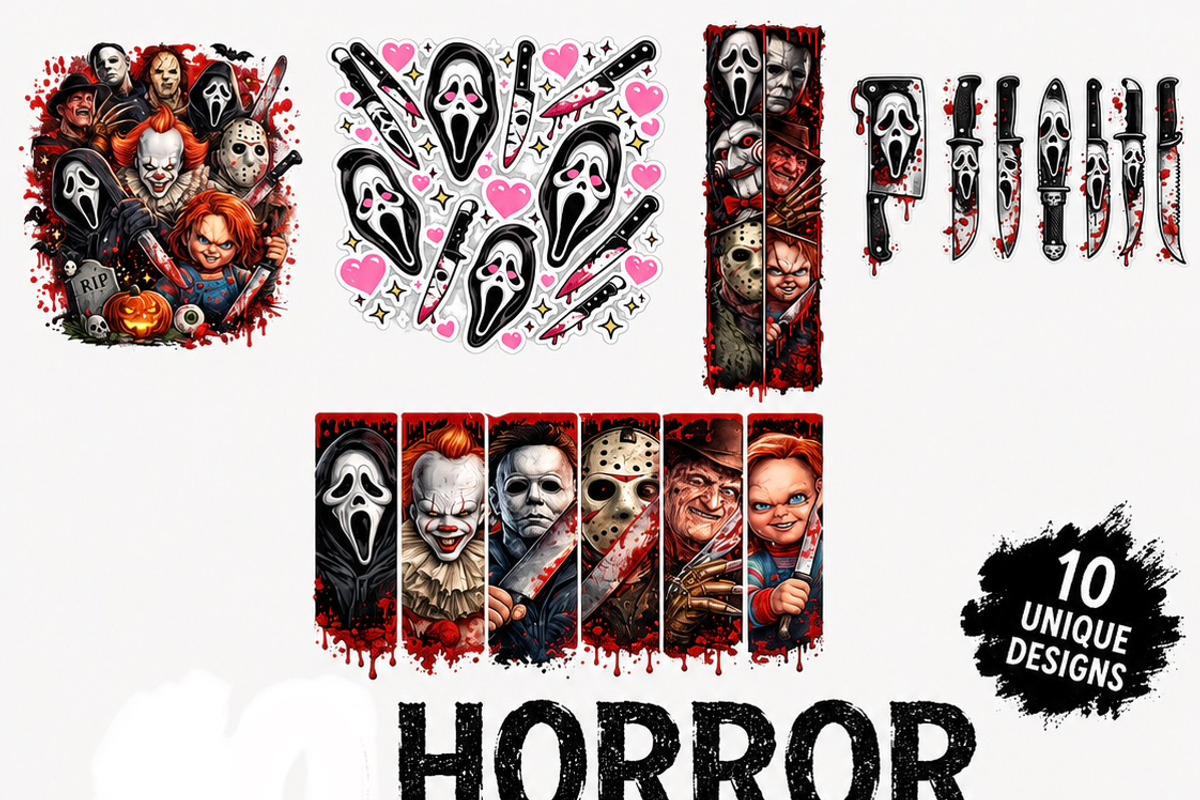 Halloween Horror Clipart, a Decorative Illustration by HeavensStar (Photo 1 of 6)