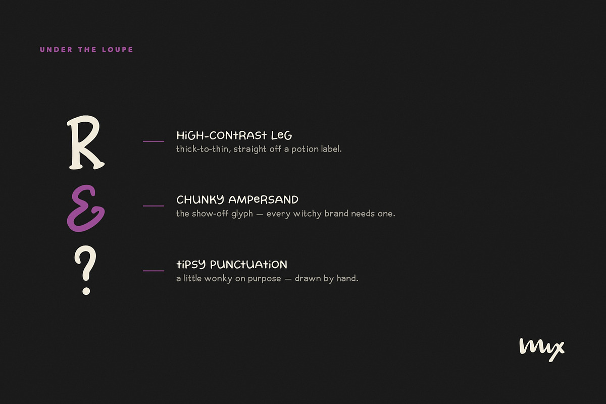 Cauldron Club - A Witchy Font Duo, a Handwritten Font by Mix Fonts (Photo 9 of 12)