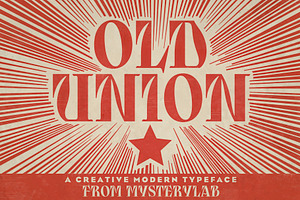Old Union Font, a Serif Font by Mysterylab Designs