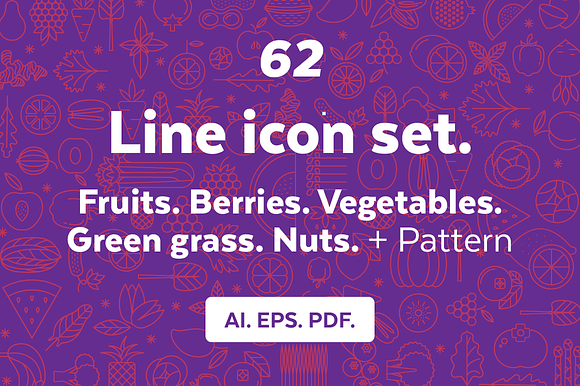 Line Icon Set.