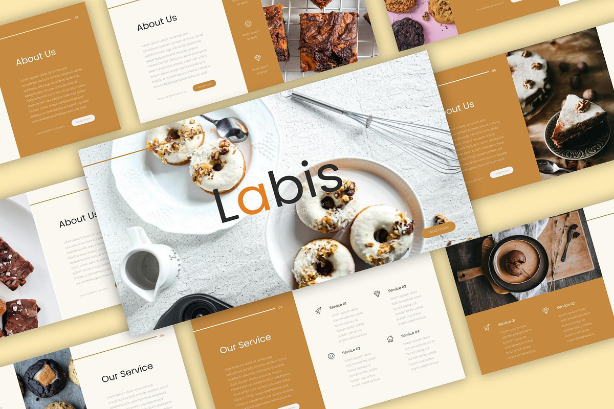 Labis - cookies Keynote Template, a Presentation Template by riz creative studio (Photo 1 of 9)