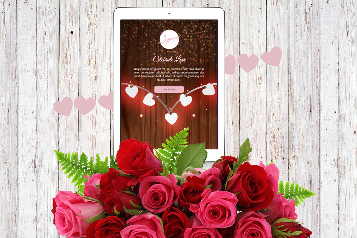 3 Valentine's Day Email Templates, an Email Template by Khryna Designs (Photo 4 of 4)