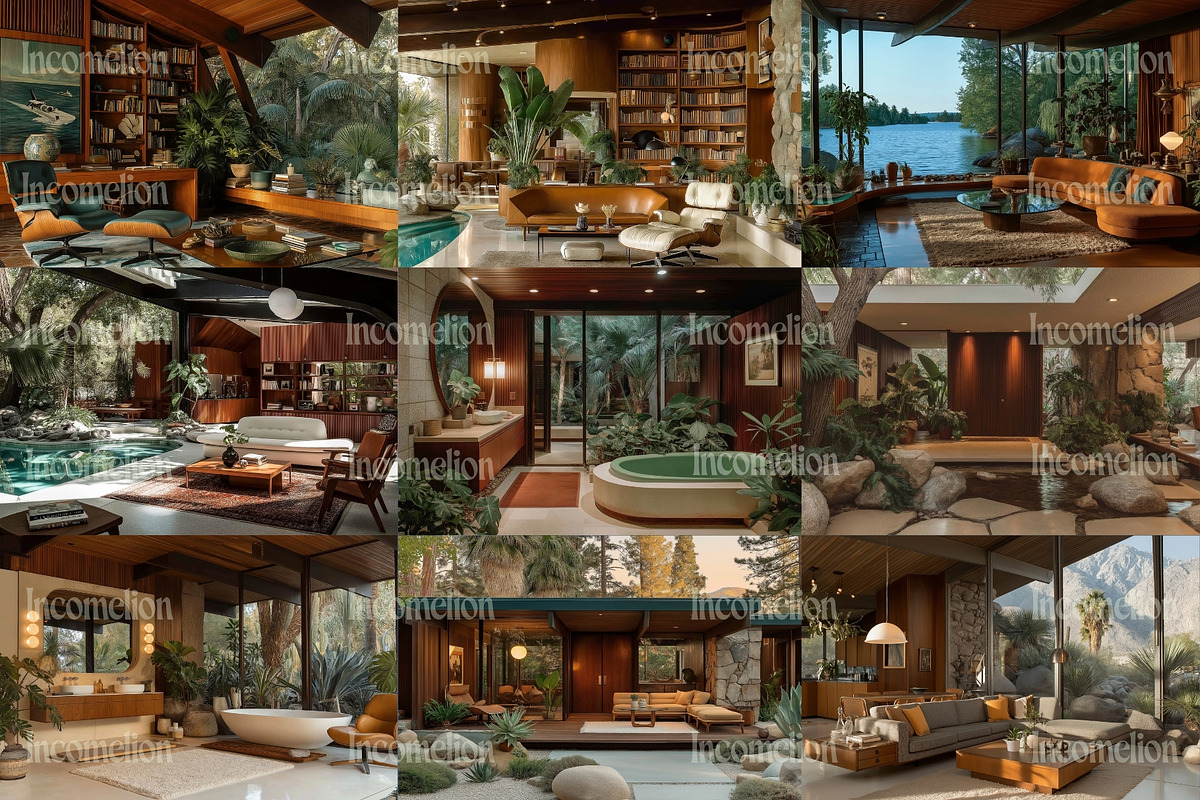 55 Mid Century Modern Home Interiors, an Architecture Photo by Incomelion (Photo 9 of 12)