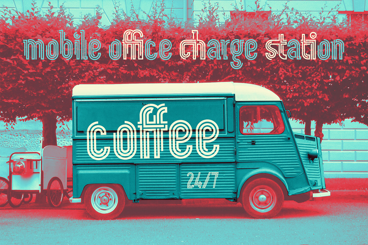 Chokana Glitch, a Sans Serif Font by NREY (Photo 6 of 6)