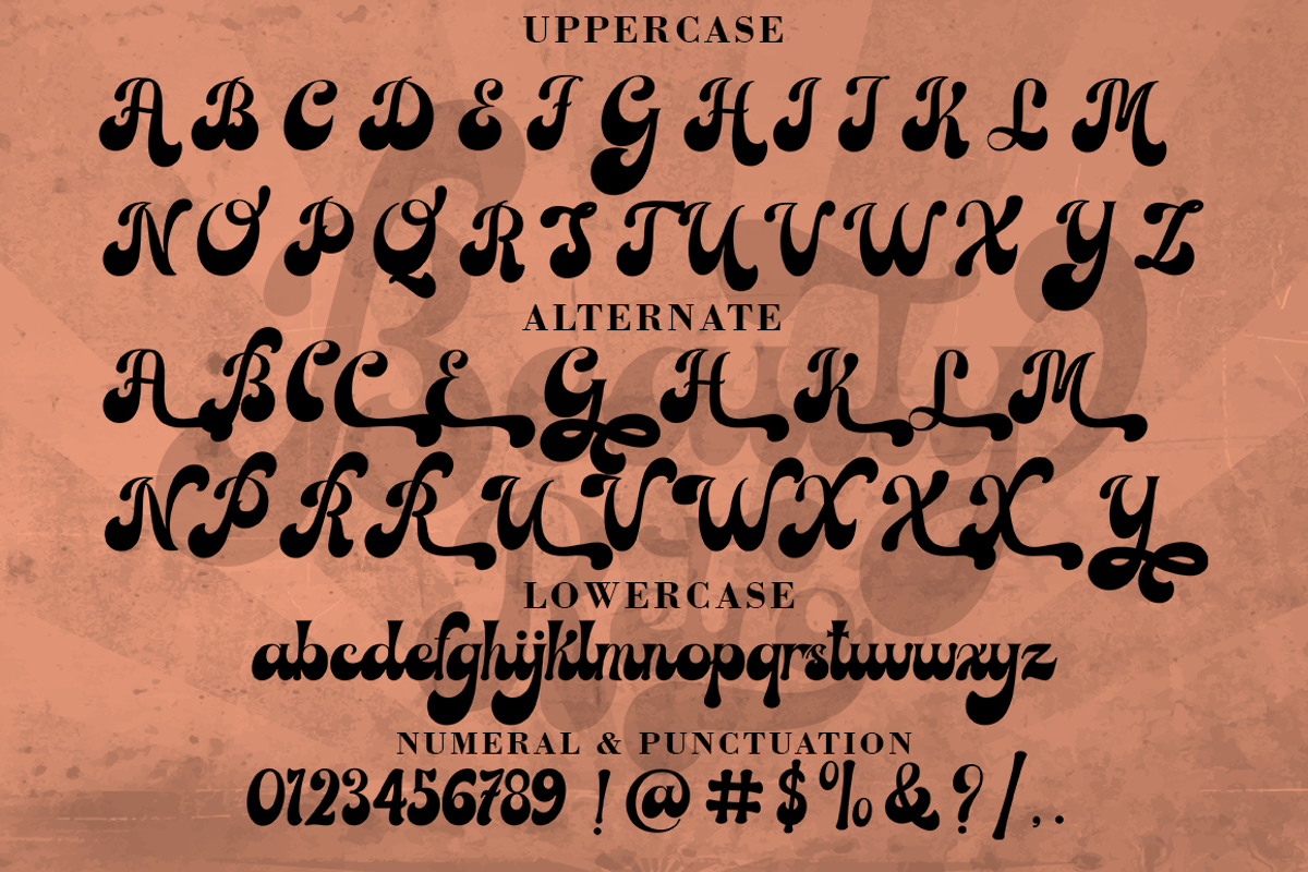 Beauty Retro, a Script Font by GloowStudio (Photo 10 of 10)