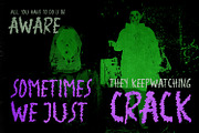 Escorz Horors Handmade Brush Horror, a Handwritten Font by Maulana Creative (Thumbnail 4 of 7)