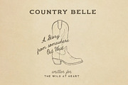 Rustic Handwritten Western Font Trio, a Handwritten Font by Laras Wonderland (Thumbnail 9 of 11)