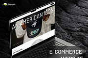 CapRush UI Kit: Cap Shop Website UI, an UI Kit Template by Fluttertop (Thumbnail 1 of 8)