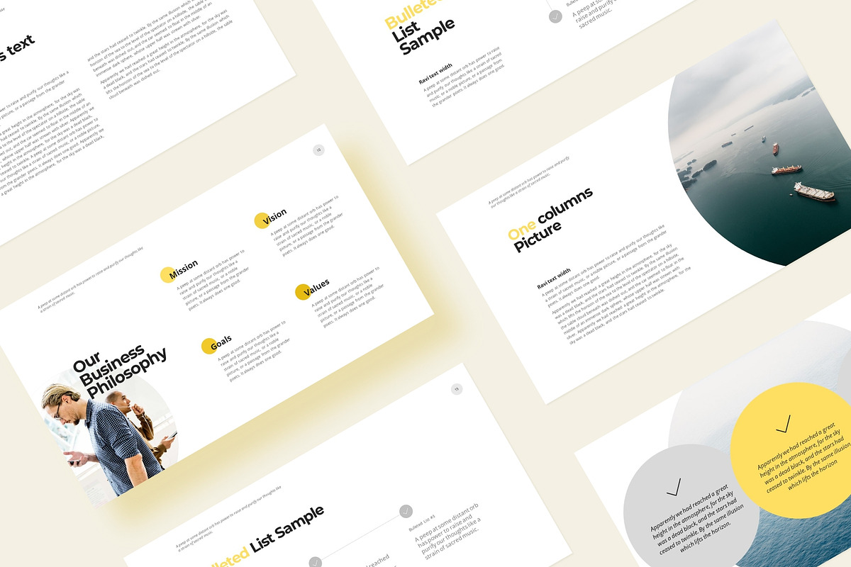 RAVI - Minimalist Presentation, a Presentation Template by TemplateZuu (Photo 5 of 21)