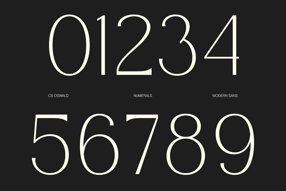CS Oswald – Modern Sans Serif, a Sans Serif Font by Craft Supply Co. (Photo 4 of 8)