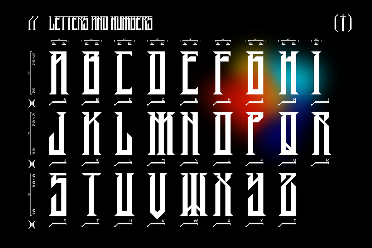 XYB3R FUTURISTIC TYPEFACE, a Slab Serif Font by Font For Zula™ (Photo 3 of 9)