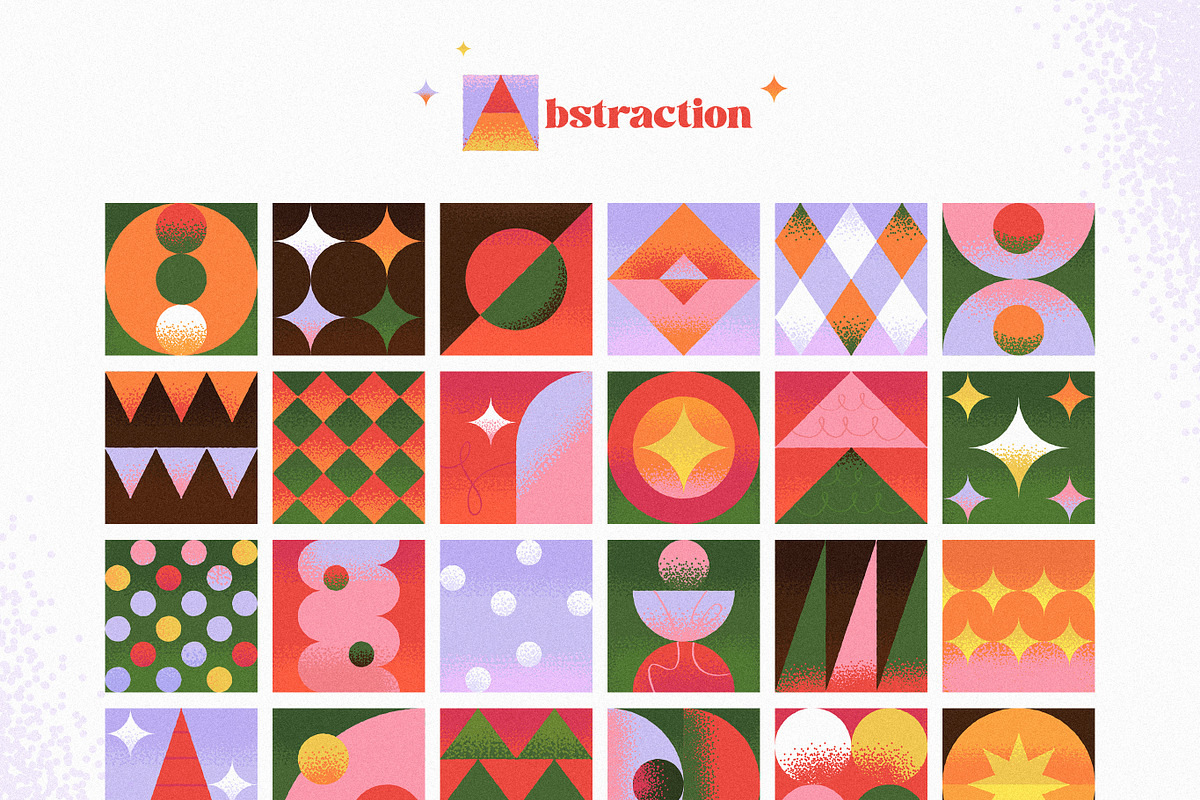 Squarry Christmas. Pattern Builder., a Pattern Graphic by Red Monkey (Photo 6 of 15)