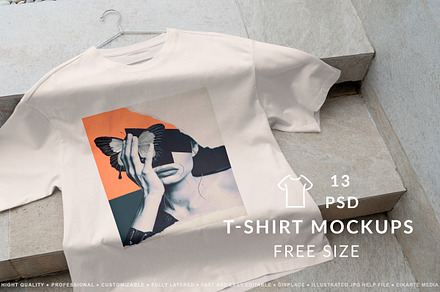 T-Shirt Oversize Mockups, a Shirt Mockup by Dikarte.Store