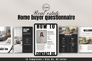 Real Estate Buyers Questionnaire Kit, a Flyer Template by Marketello Studio (Thumbnail 1 of 3)