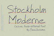 Stockholm Moderne // Casual Font, a Handwritten Font by PeachCreme (Thumbnail 12 of 12)