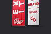Exhibition Flag Banner Mockup, an Advertising Mockup by DSNA Mockup (Thumbnail 5 of 5)