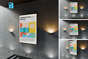 Screen Poster Mockup