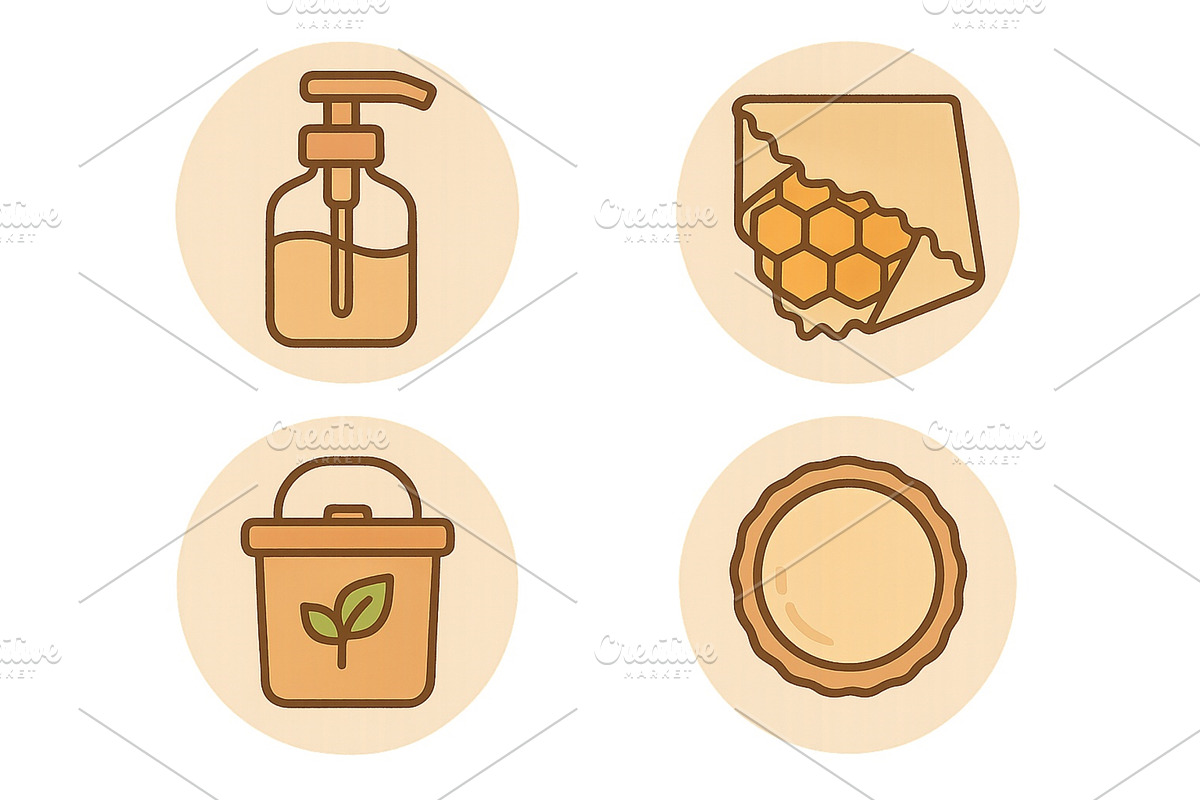 Nature-inspired sustainable products, a Food Illustration by ZinetroN