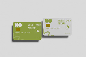 High Quality Credit Card Mockup