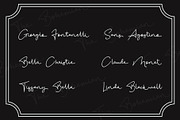 The Bohemian 2 Signature Font UPDATE, a Font by alphArtype (Thumbnail 5 of 10)