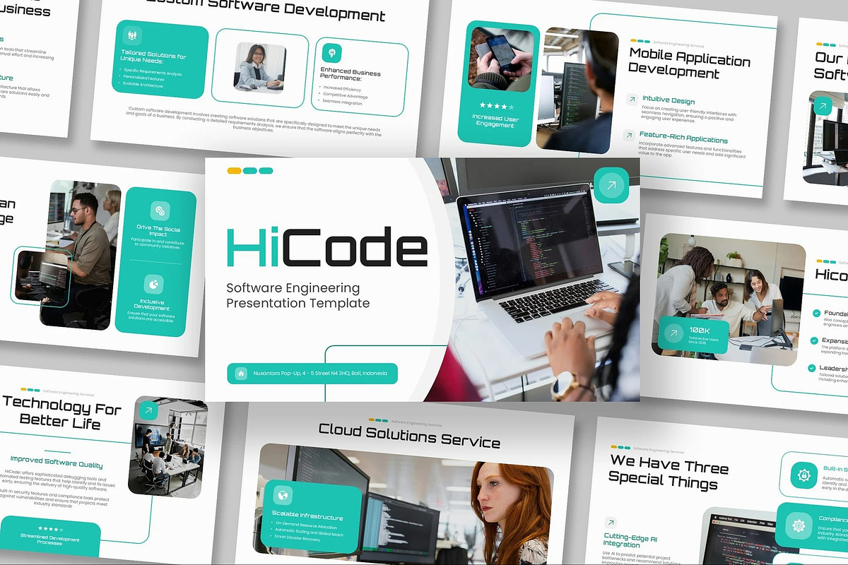 Software Engineering Powerpoint, a Presentation Template by Fit-tee (Photo 1 of 10)