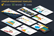 Startup Powerpoint Template, a Presentation Template by UniqueStudio (Thumbnail 1 of 10)