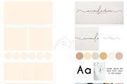 Feminine Brand Mood Board Templates, a Books & Magazine Mockup by Design Unique (Thumbnail 3 of 6)