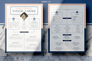 Creative CV Resume Template + icons, a Resume Template by HIRED Design Studio (Thumbnail 2 of 12)