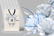 Icy Blue  - Transparent flowers, an Object Illustration by Olga Koelsch (Thumbnail 2 of 16)