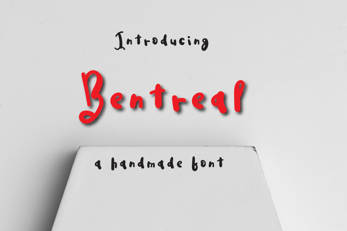 Bentreal Typeface, a Font by Zmapist