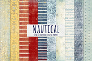 Nautical Digital Paper, Textured, a Pattern Graphic by Carrie Stephens Art (Thumbnail 2 of 6)