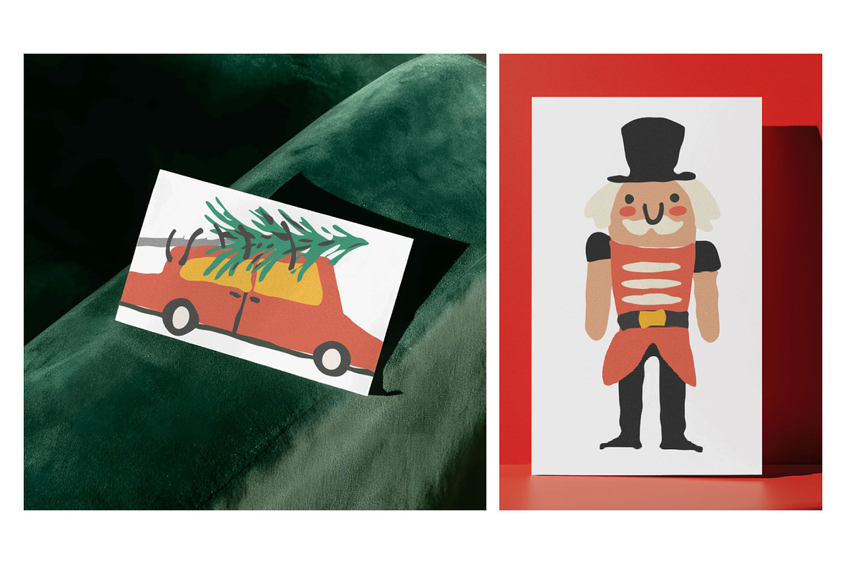 Merry Christmas clipart, a Seasonal Illustration by Luamor (Photo 9 of 11)
