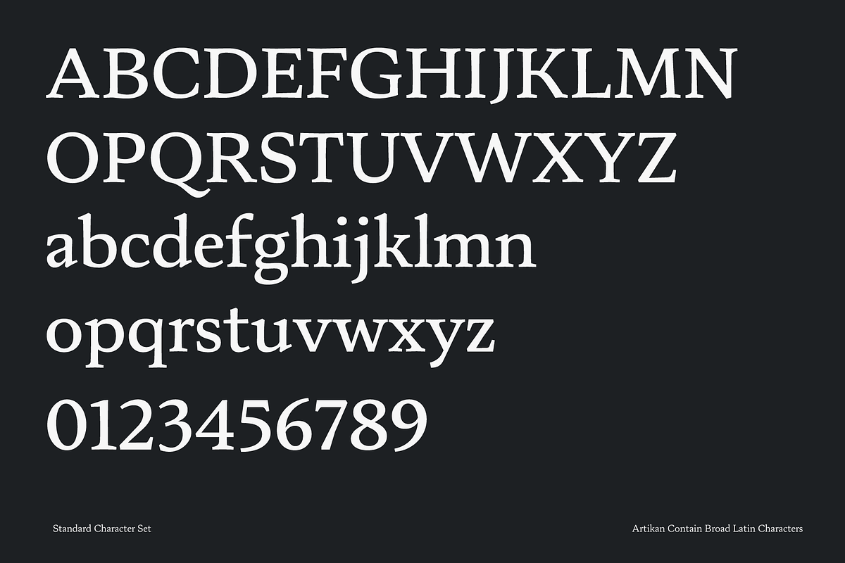 Artikan: 12 Text Serif Fonts, a Serif Font by Eko Bimantara (Photo 9 of 18)