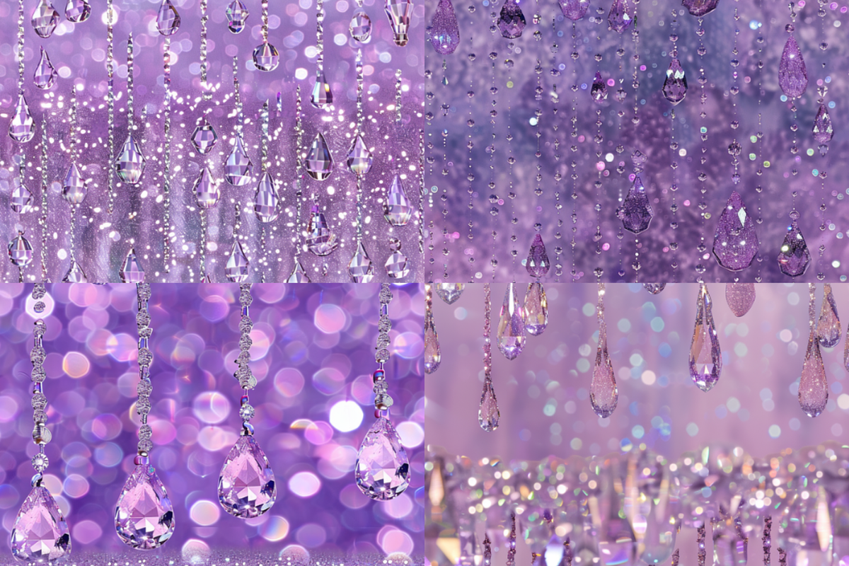 Lavender Dripping Glitter Patterns, a Pattern Graphic by PrintablesByFranklyn (Photo 2 of 6)