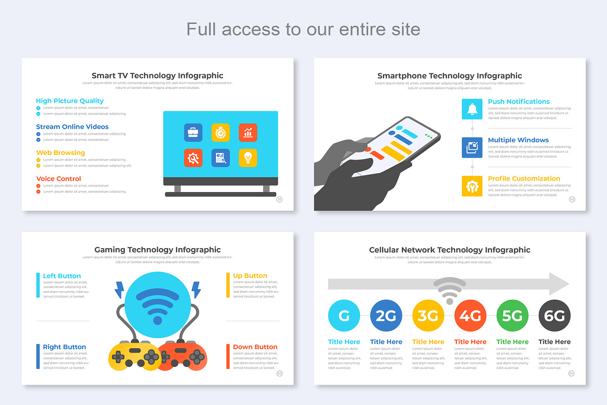 Technology Infographic Google Slide, a Templates & Theme by Mighty-Slide (Photo 2 of 8)