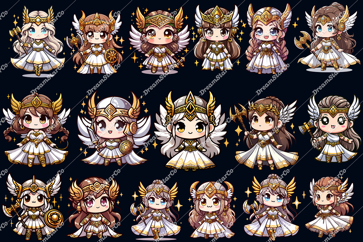 Princess clipart,Princess png,Valkyr, an Object Graphic by DreamerStarCo (Photo 3 of 5)