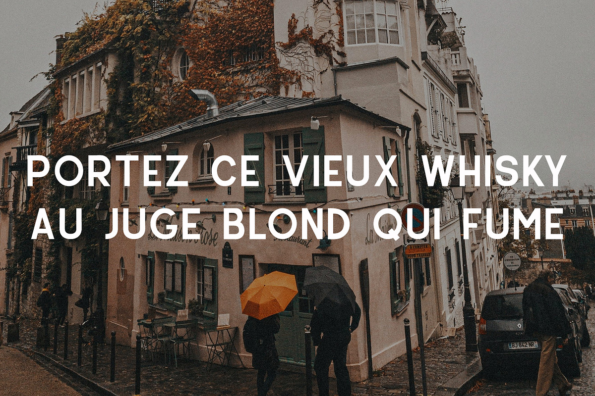 French Modern - A sans serif font, a Sans Serif Font by amberrogals (Photo 2 of 6)