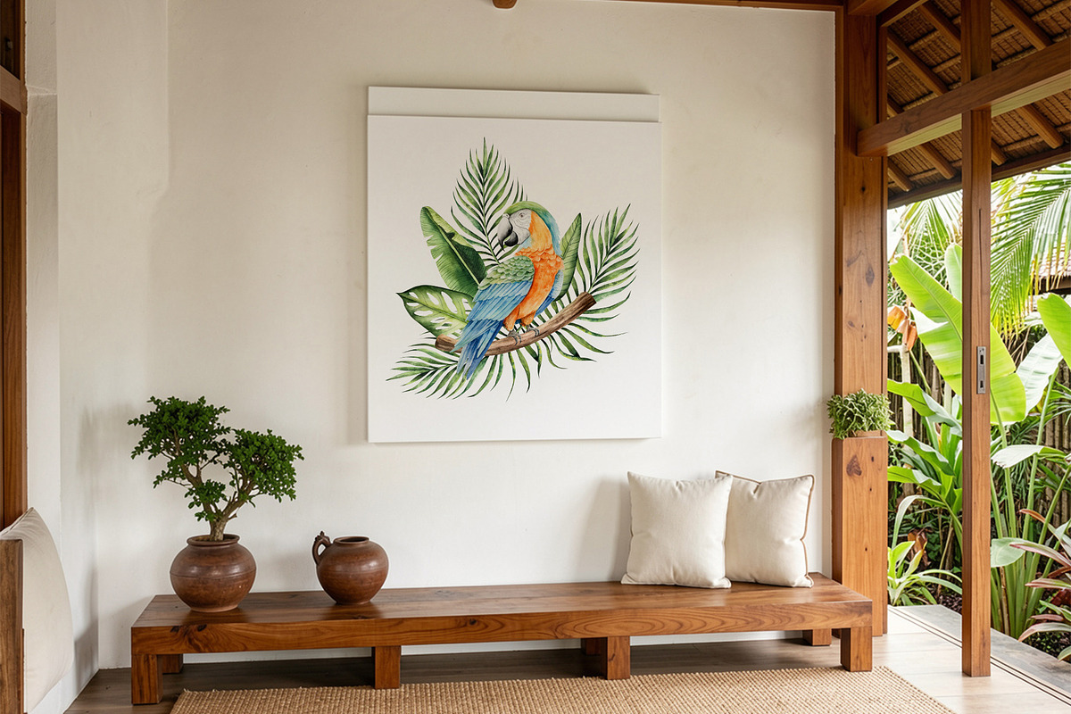 TROPICAL FOREST - Watercolor set, an Animal Illustration by Navenzeles (Photo 16 of 16)