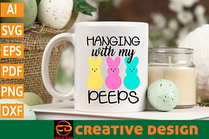 Hanging With My Peeps T-shirt Design