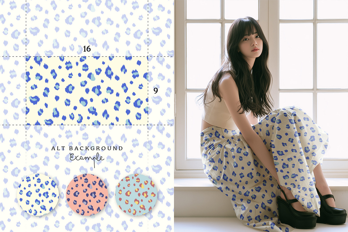 Pop leopard seamless pattern set, a Pattern Graphic by Momosama Studio (Photo 4 of 5)