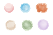 Watercolor Circles Clipart, a Decorative Illustration by BerryPieArt (Thumbnail 4 of 4)