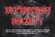 Anxiety Of Sadness - Blackletter, a Blackletter Font by Arendxstudio (Thumbnail 2 of 9)