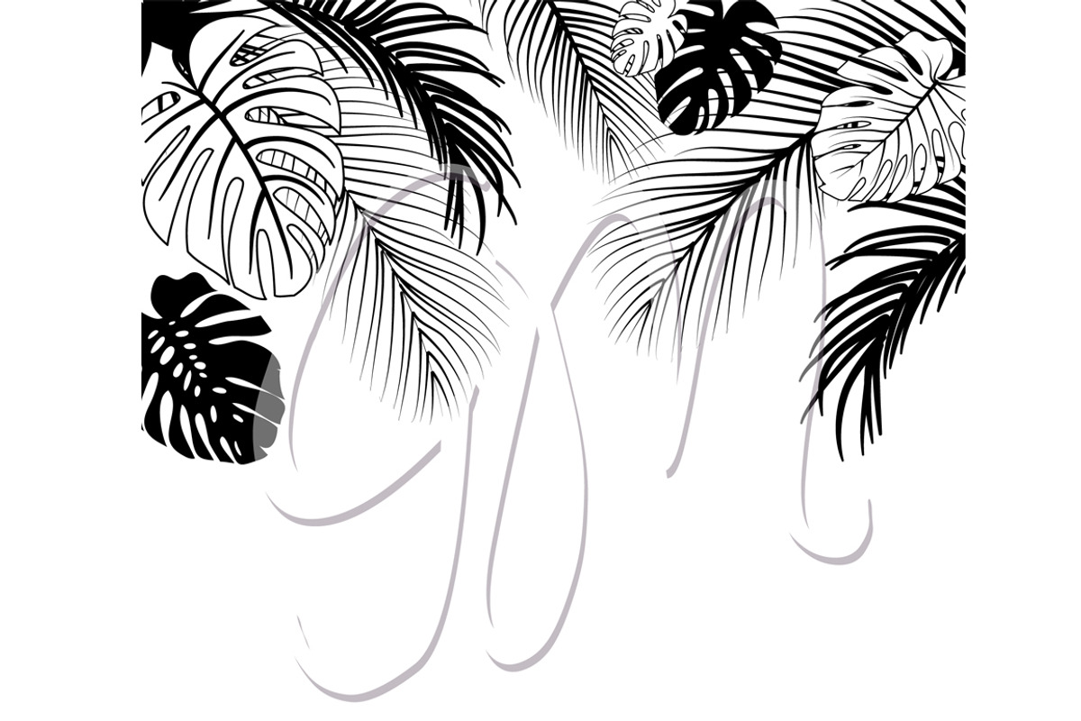Tropical Leaves Seamless patterns, an Illustration by GraphicMarket (Photo 5 of 5)